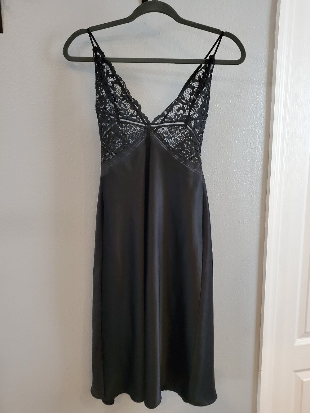 Victorias Secret Lace Lingerie Nightgown Slip Dress, S